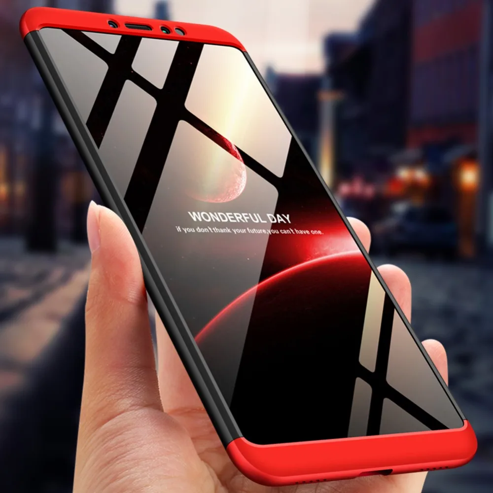 

GKK 3 in 1 Case for Xiaomi Mi Max 3 Case 360 Full Protection Shockproof Business Matte Hard PC for Xiaomi Mi Max3 Cover Fundas