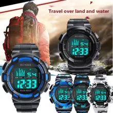 Men Military Sport Watch Brand LED Countdown Watches For Men sport Outdoor Digital Watch Male Clock Electronic Wrist Watch #D