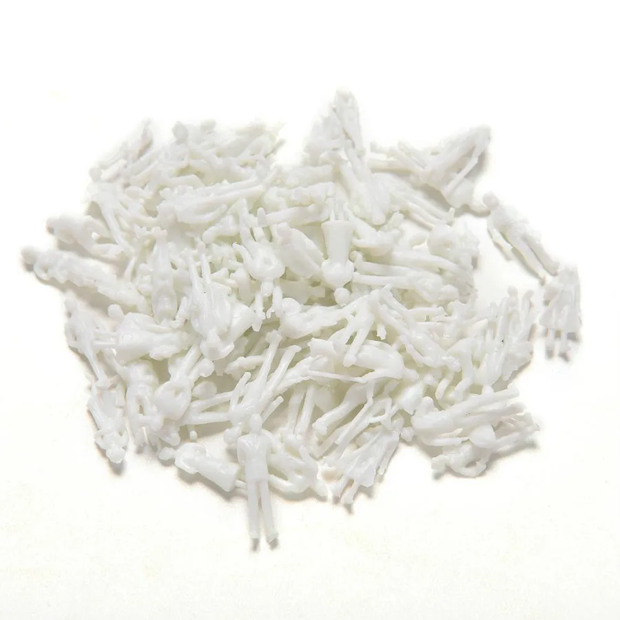 Beste Product naam 500 stks 1150 miniatuur witte cijfers Architectonisch model menselijke schaal HO model ABS plastic volkeren Materialen Plast