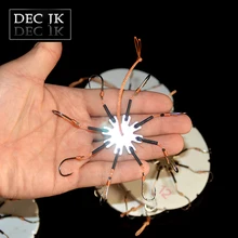 6 шт. взрывной рыболовный крючок пластинчатая снасть захватывающая способность острый крючок колючая мульти-крючок для карпа крючок с зазубриной для рыболовные принадлежности