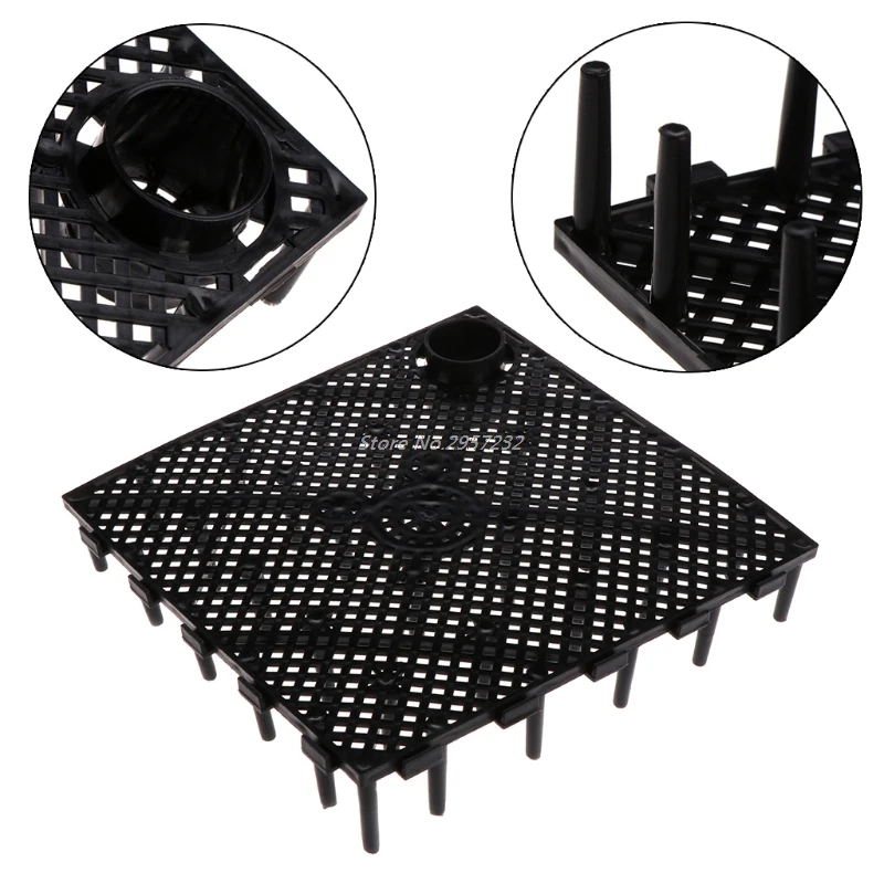 

Aquarium Fish Tank Bottom Filter Plate Decorative Under Gravel Enhancer System yy56