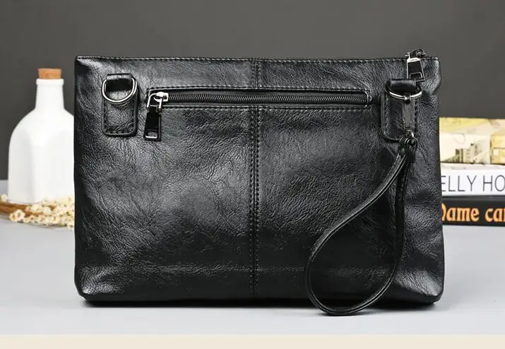 Модная Новая мужская сумка-конверт, деловая Клетчатая Мужская Сумка-клатч на день, винтажная Мужская маленькая сумочка, деловая сумка xiandeng0