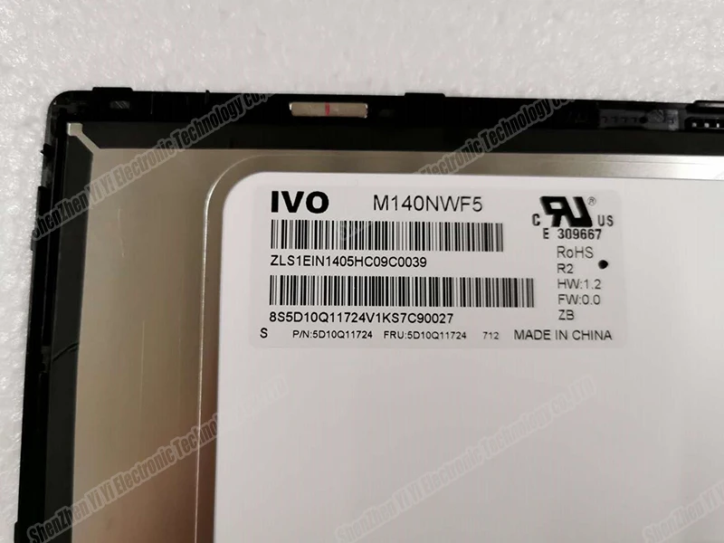 Для lenovo Yoga 530-14 ЖК-сборка 530-14ARR 81H900 1" светодиодный ЖК-дисплей Замена сенсорного экрана панель с рамкой HD FHD