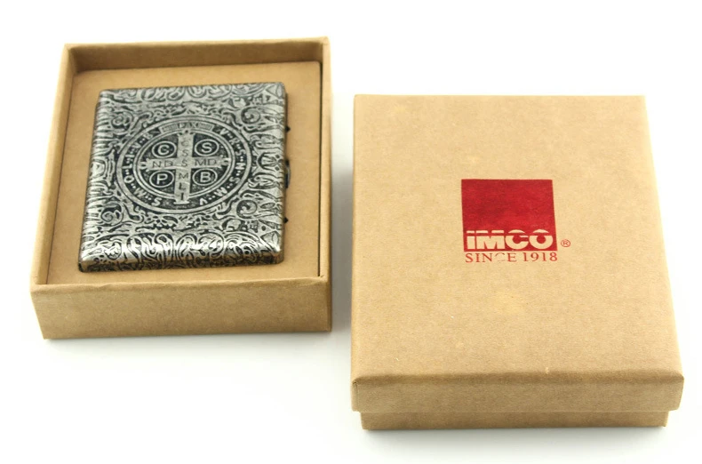 Оригинальная посылка IMCO, ультратонкая коробка для сигарет из чистой латуни, чехол высокого качества, контейнер для сигарет, может держать 20 штук, ciagarette
