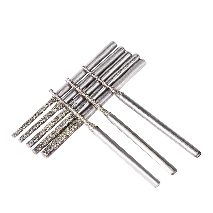 Mini Drill Diamond Grinding Head Bur Bit Set Grinding Tool For Dremel Rotary Tool Accesories 8Pcs