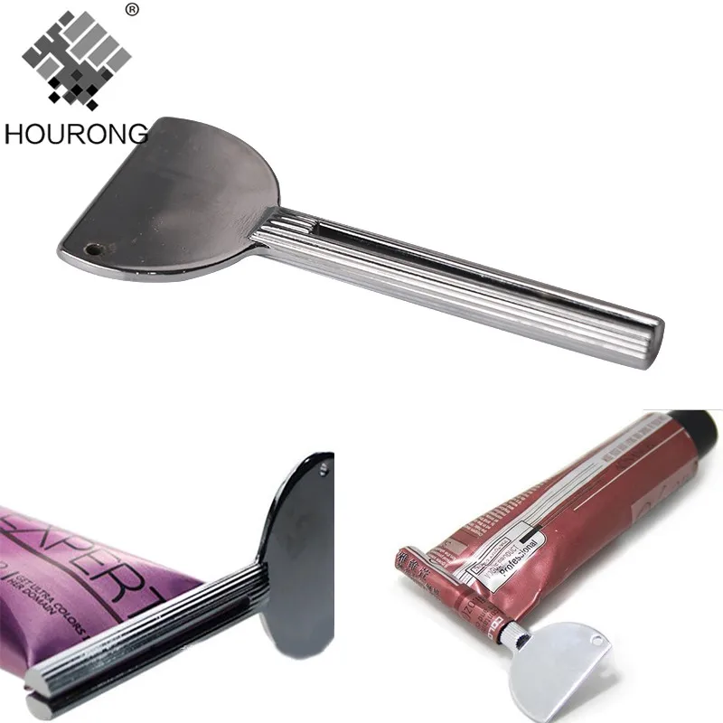 1pc stainless steel Toothpaste Squeezer tool Multifunctional Plastic Cream Tube Squeezing for washroom home barbershop supplies