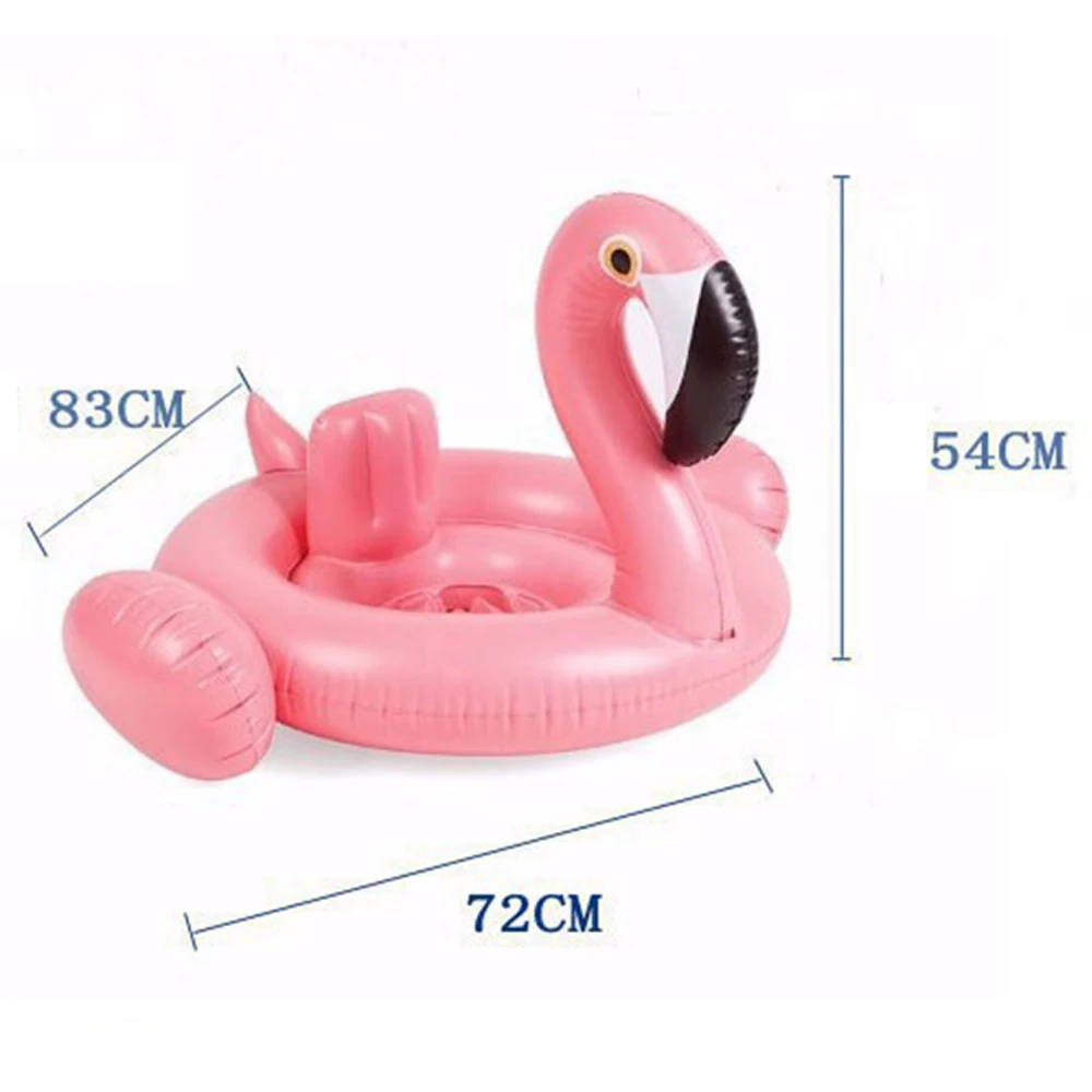 Надувное кольцо для плавания Фламинго детское плавающее на воде детский плавательный бассейн кольцо Для Плавания Надувной Матрас безопасное сиденье для воды