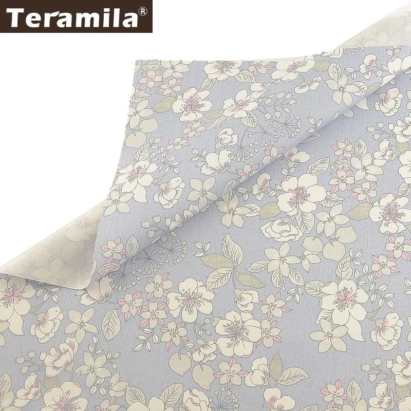 

Teramila 100% Cotton Fabric Flowers Telas Algodon Ankara Fabric DIY Tissus Dress Patchwork Quilts Beedsheet Cushion Home Textile