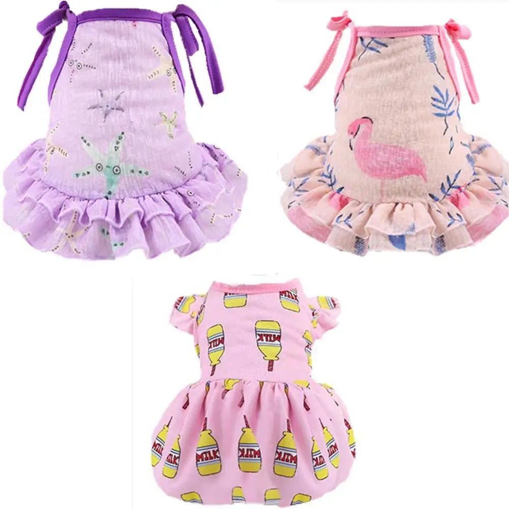 

Dog dress Dog Skirt Strawberry Dog T-shirt Lovers dog clothes 1PC Fruits Printed XS-XL Pet Clothes Pet Supplies Hot Sale