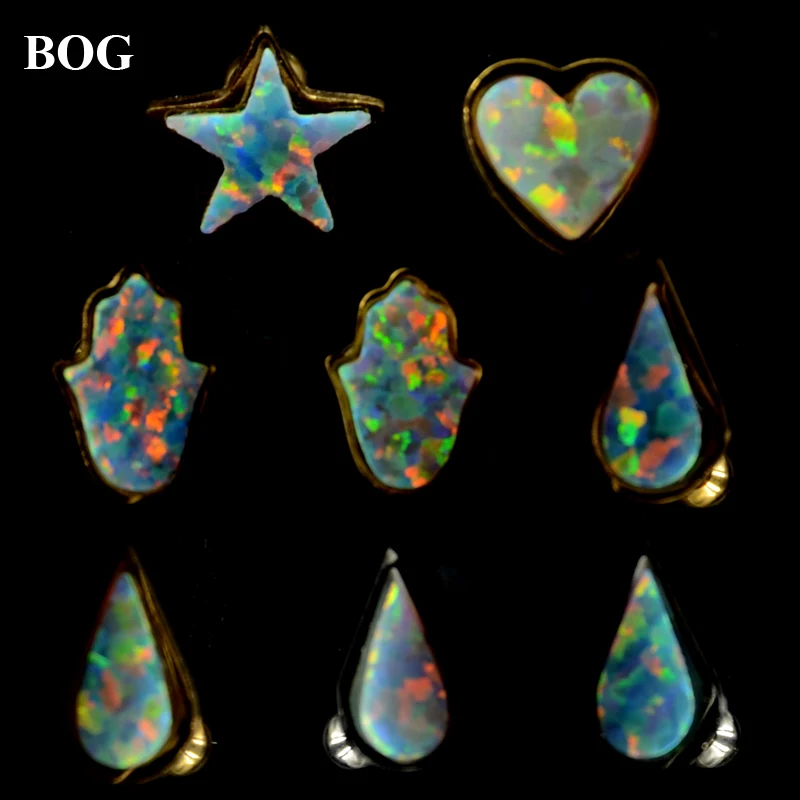 1PC Cartilage Piercing Surgical Steel Barbell With Waterdrop,Heart,Star,Buddha Hand Opal Stone Ear Helix Tragus Stud Earing 16g
1PC Cartilage Piercing Surgical Steel Barbell With Waterdrop,Heart,Star,Buddha Hand Opal Stone Ear Helix Tragus Stud Earing 16g