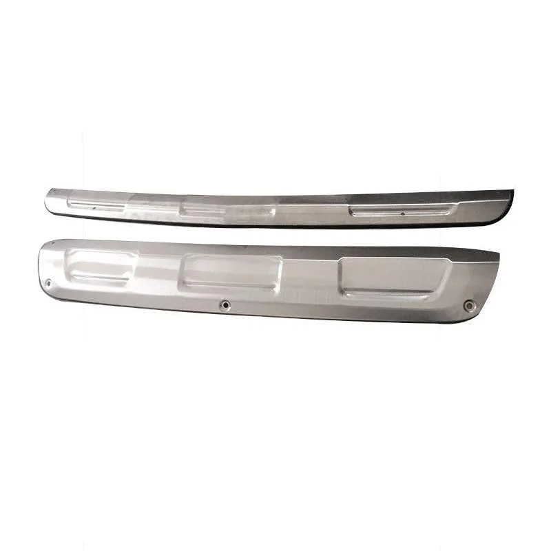 

Car styling Stainless Steel car Front+Rear bumper cover trim Anti-Slip Cover Spoiler for Chevrolet TRAX 2014-2016 Car styling