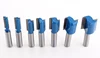 1-9PC 8mm Shank high quality Straight/Dado Router Bit Set 6,8,10,12,14,18,20mm Diameter Wood Cutting Tool - Chwjw ► Photo 2/5