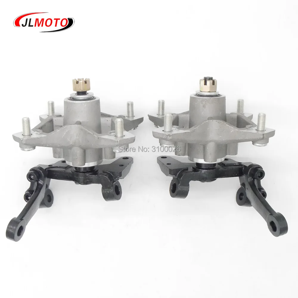 OEM Full Set Left/Right Knuckle Spindle With Wheel Hub Fit For YAMAHA Banshee Warrior RAPTOR ATV YFZ YFM 250 350 QUAD BIKE Parts