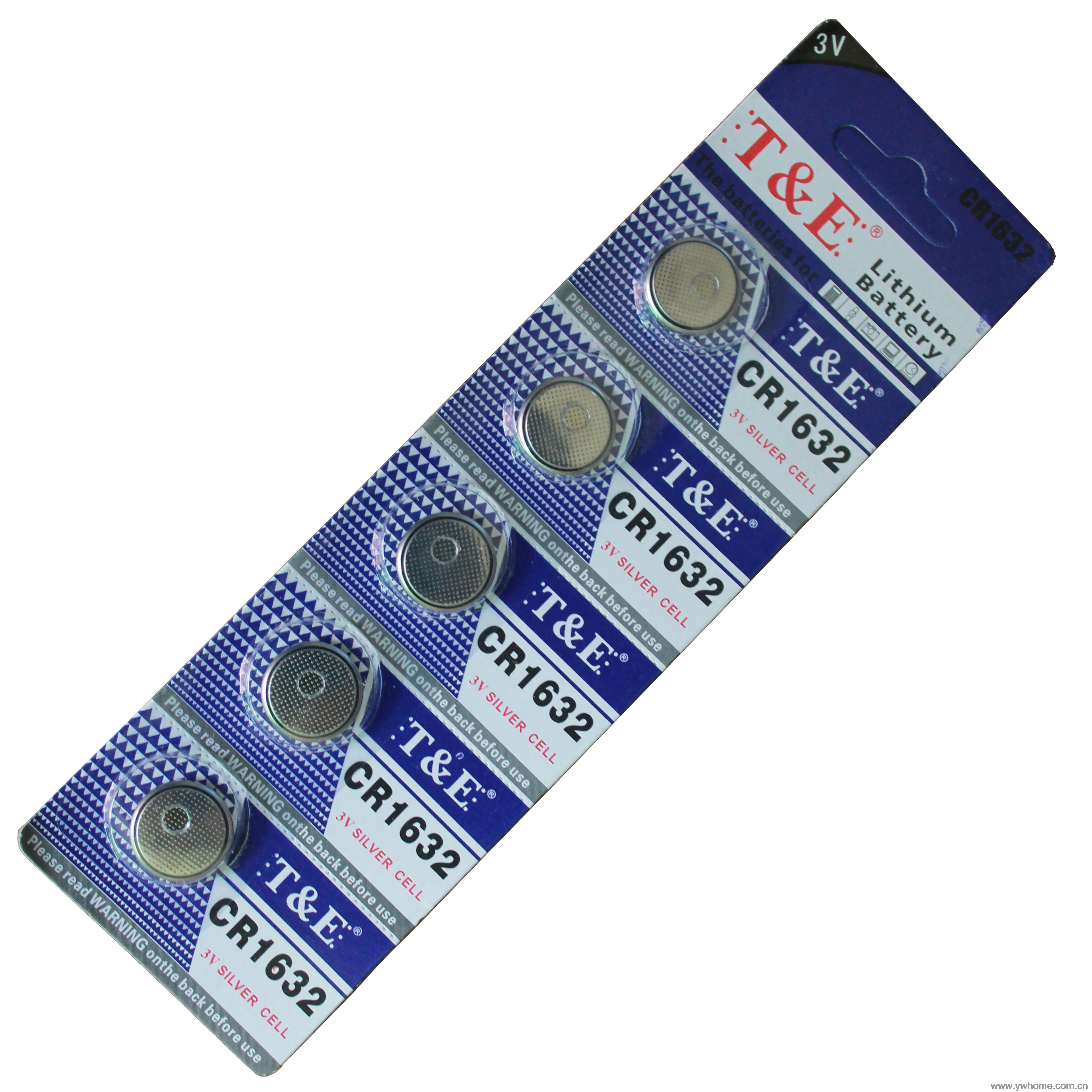 T & e 5pcs baterias lítio cr1632 br1632 16321632 batterybattery 1632cr1632 lithium battery