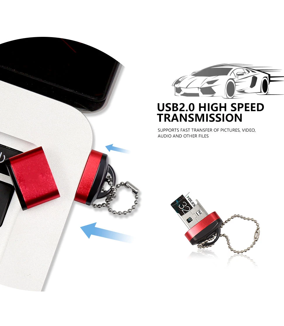 5 цветов мини USB кард-ридер Универсальный USB Micro sd карта/TF карта/карта памяти ридер для телефона удлинитель-Переходник USB адаптер