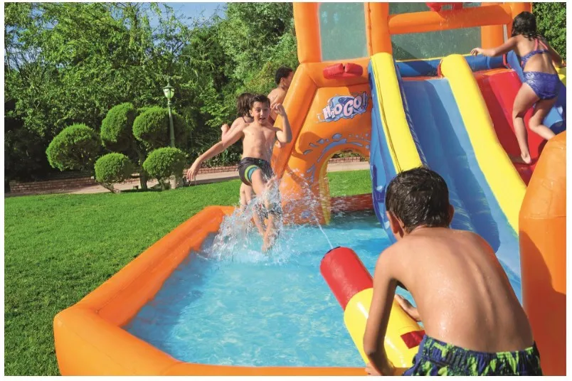 inflatable water slide 53305 Large Waterslide Playground Outdoor water slide (6)