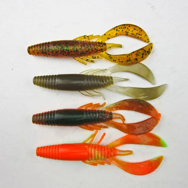 Soft Plastic Bait Shad Worm Crawfish Bass Pike Lure 110mm/11.5gin