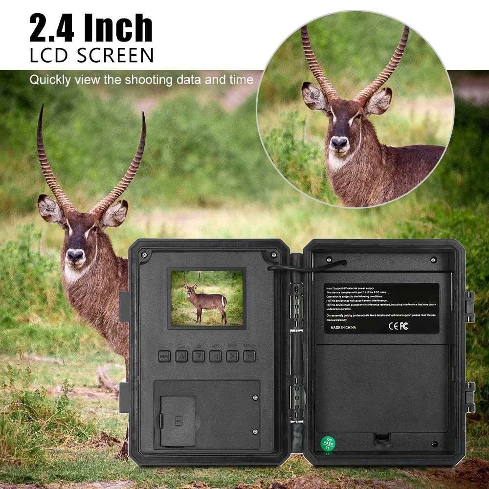 120 Wide Lens Waterproof Wildlife Trail Photo Trap Hunting Camera PIR