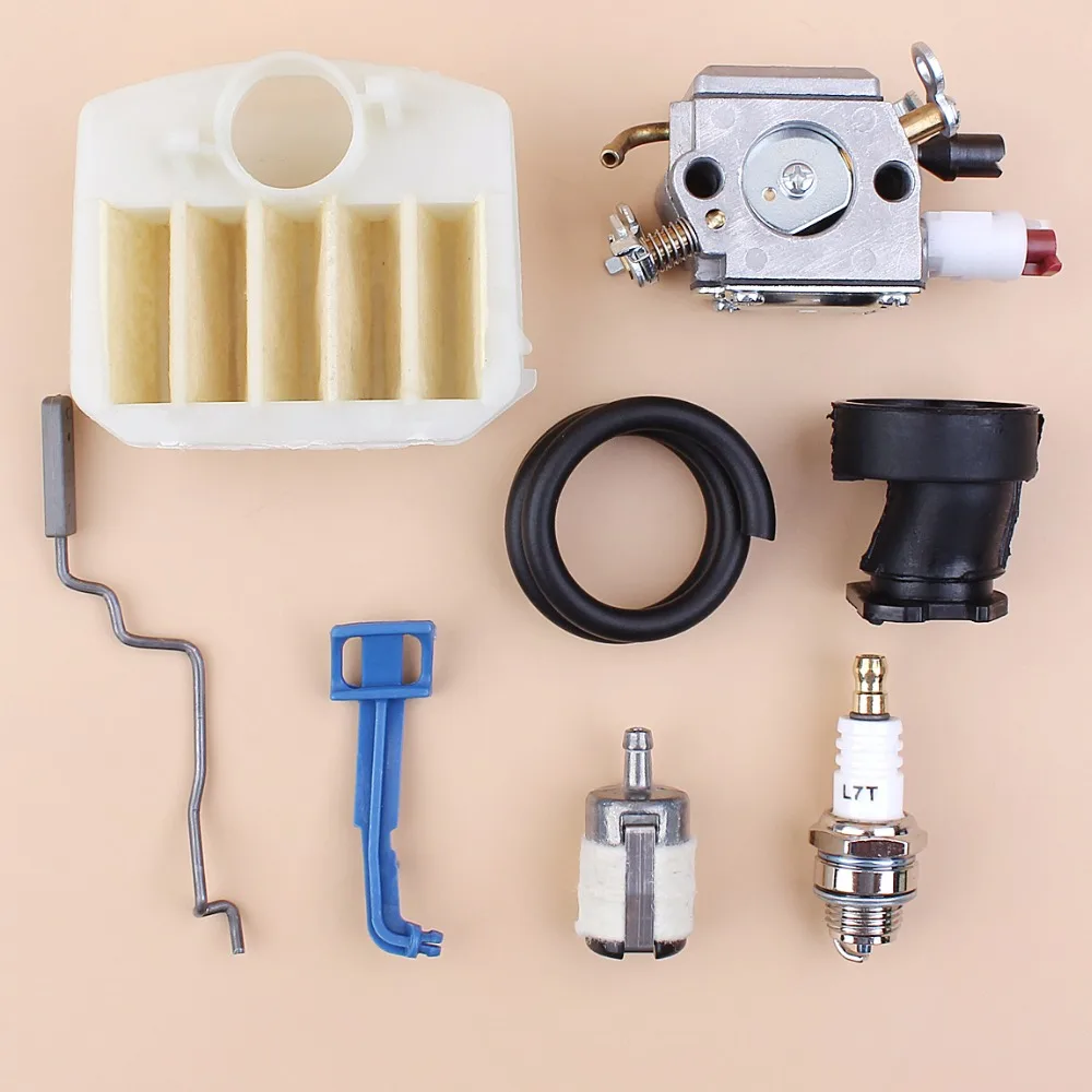 Carburetor Air Filter Intake Choke Throttle Rod Fuel Hose For Husqvarna