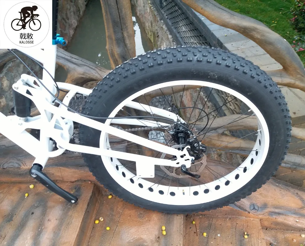 Discount Kalosse  soft-tail frame  beach  bike  26*4.0 tires  17 inch Hydraulic brakes    M310   Snow bike  24 speed 16