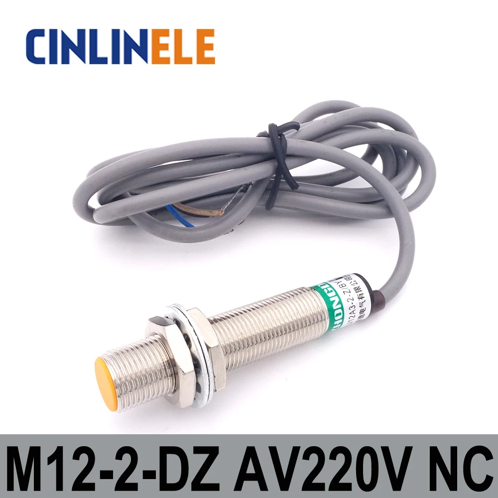 M12 LJ12A3-2-J/DZ 2 мм индукционный AC провода NC металлический Датчик индуктивный датчик