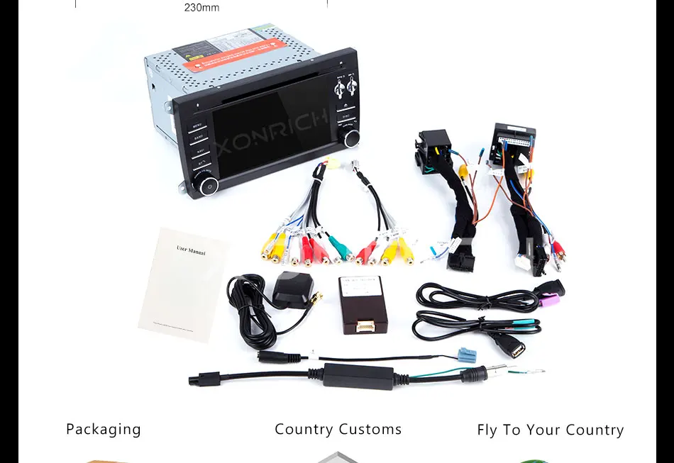 Perfect 2 Din Car DVD Multimedia Player For Porsche Cayenne 2003 2004 2005 2006 2007 2008 2009 2010 GPS Navigation Radio Head Unit 125mm 19
