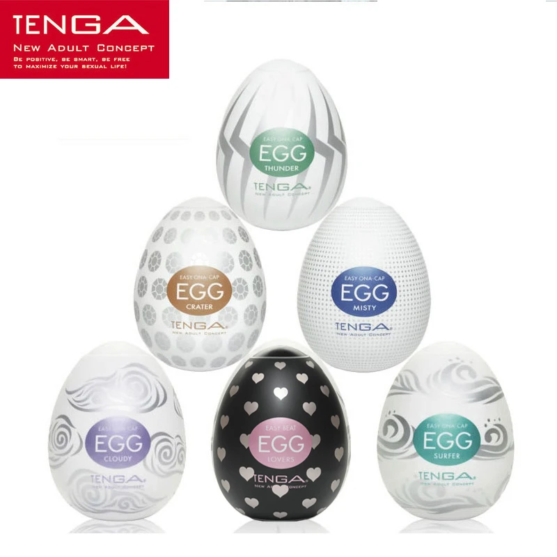 Original Tenga Egg Male Masturbator For Man Sex Pocket Realistic Vagina 