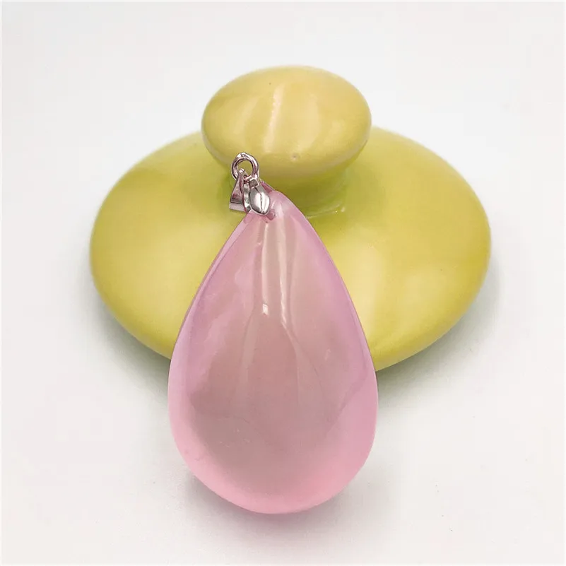Rose Quartz Pendant Clear Mozambique (4)