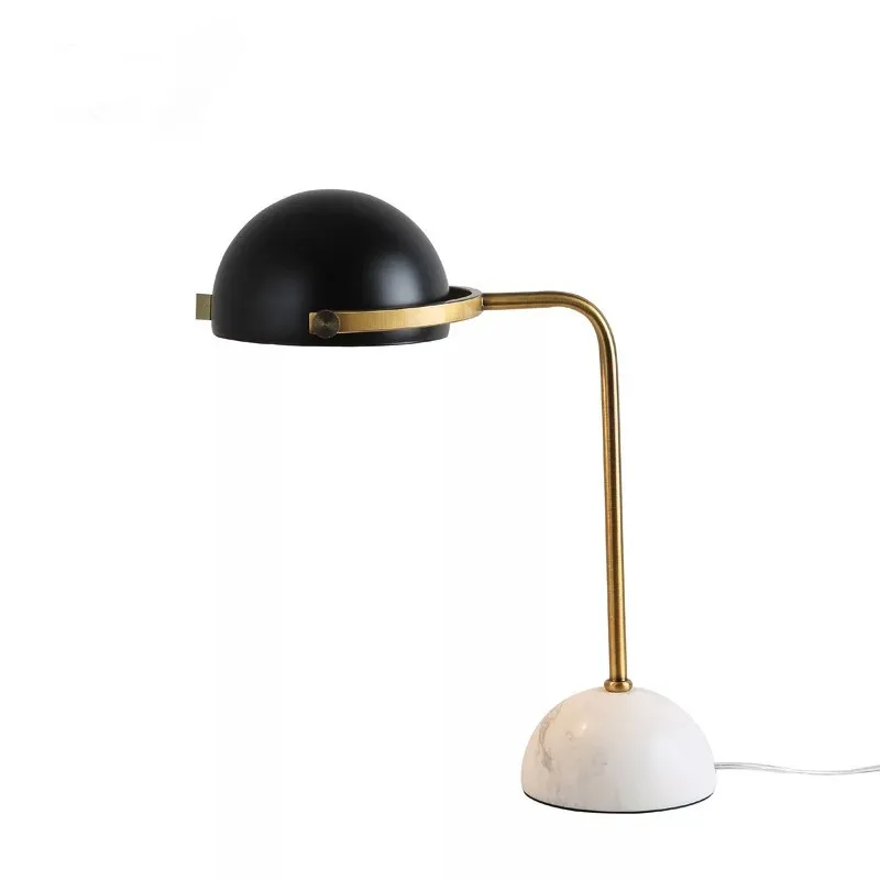 

Industrial Style Vintage Marble Base Table Lamp Bedside Lamp Bed Lamp Living Room Light Cafe Desk Lamp Bed Light Free Shipping
