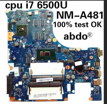 

Abdo BMWQ1 BMWQ2 NM-A481 for Lenovo Ideapad 300-15ISK notebook motherboard CPU i7 6500U R5/M330 2G DDR3 100% test work
