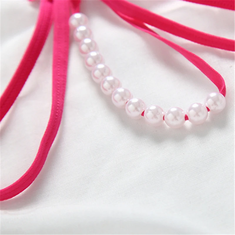 4pcsset Sexy Women Thongs Pearl Massage Lingerie Crotchless Women's Briefs With Beads Lace Transparent Underwear Open Crotch 00 (9)