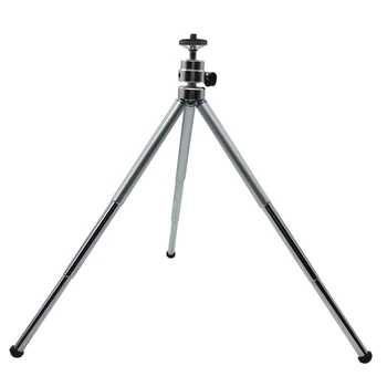 

3 Sections Tripod Extendable Metal Tripods 15.5-30CM with Phone Holder For Gopro Cameras Xiaomi Iphone Samsung Huawei Phones
