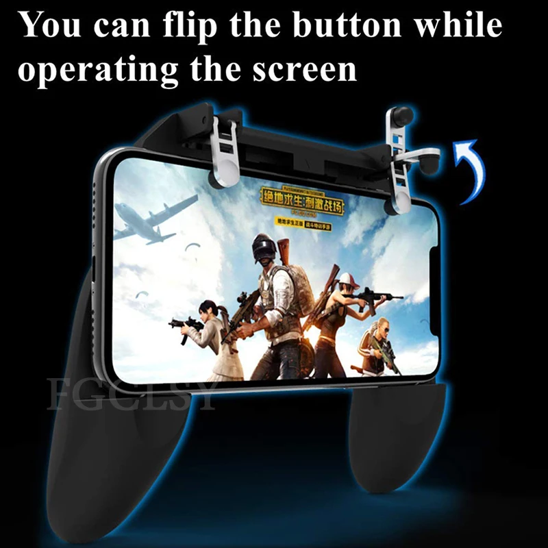 FGCLSY Mobile Game Controller Fortnited Free Fire Pubg Mobile Gamepad Pubg Controller Gaming Pad Metal L1 R1 Button for iPhone