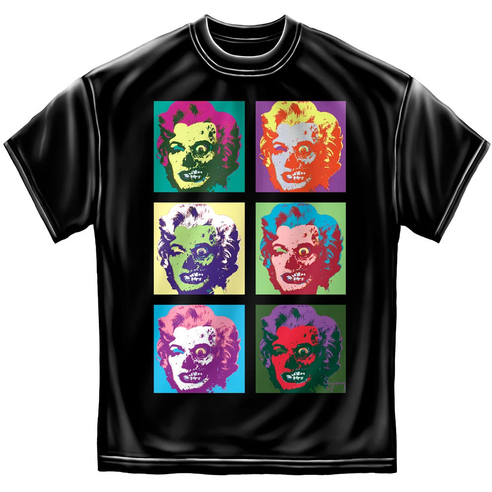 Футболка Мэрилин Монро пародия Warhol секс символ поп футболка S M L XL XXL XXXL брендовая