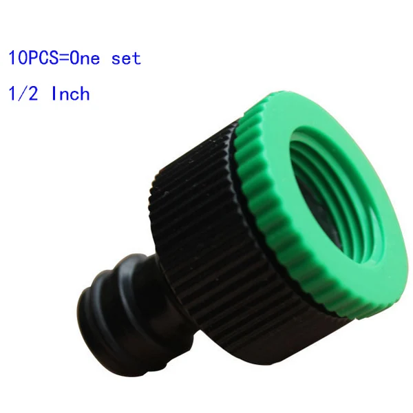 

10Pcs 1/2 Inch Water Pipe Connector Hose Quick Connector For Washing Machine With Coarse Thread