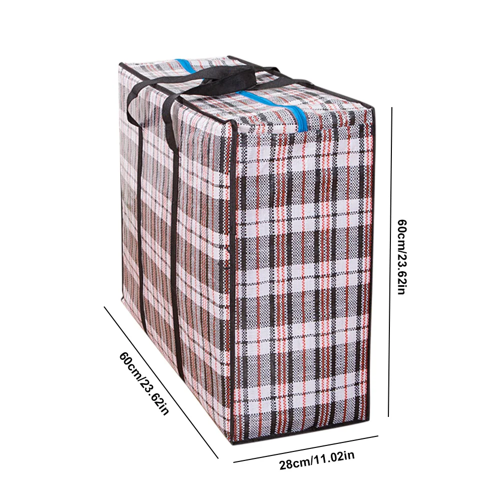 Портативный тканый мешок для хранения одежды водонепроницаемый полиэтиленовый Органайзер складная дорожная сумка для подушки одеяло