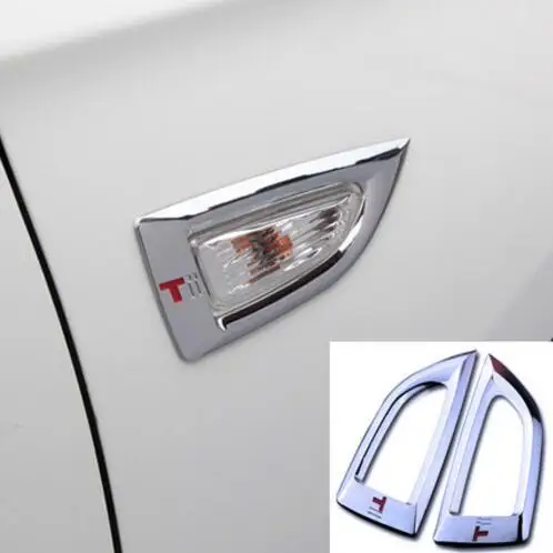 Автомобильный Стайлинг ABS хромированный боковой указатель поворота светильник/Крышка лампы Накладка наклейка чехол для Opel ASTRA J для Buick Excelle XT/GT 2010 - Цвет: for2015 to 2016 year