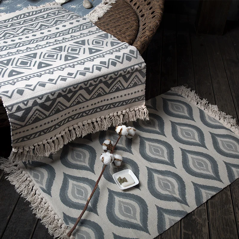 Us 23 71 15 Off 100 Cotton Handmade Tels Design Geometry Flower Printing Carpets Washable Rugs Doormat Floor Mat Kitchen Area Rug In Carpet From Us 23 71 15 Off 100 Cotton Handmade Tels Design Geometry Flower Printing Carpets Washable Rugs Doormat Floor Mat Kitchen Area Rug In Carpet From