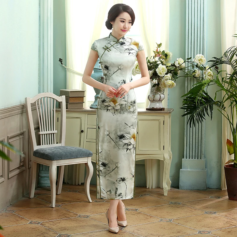 Linen Loose Dress For Women Chinese Traditional Chinese Cheongsam