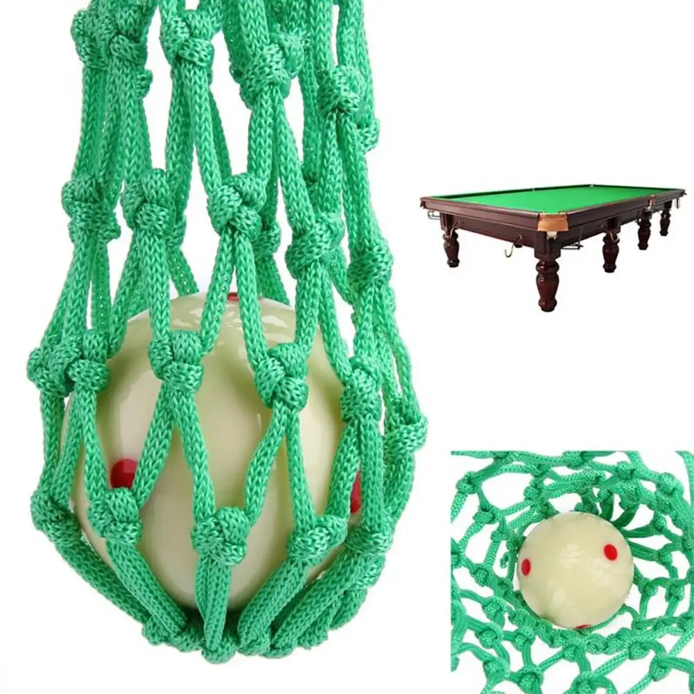 

New 6Pcs Durable Nylon Snooker Table Mesh Net Bags Pockets Billiard Pool Club Kit