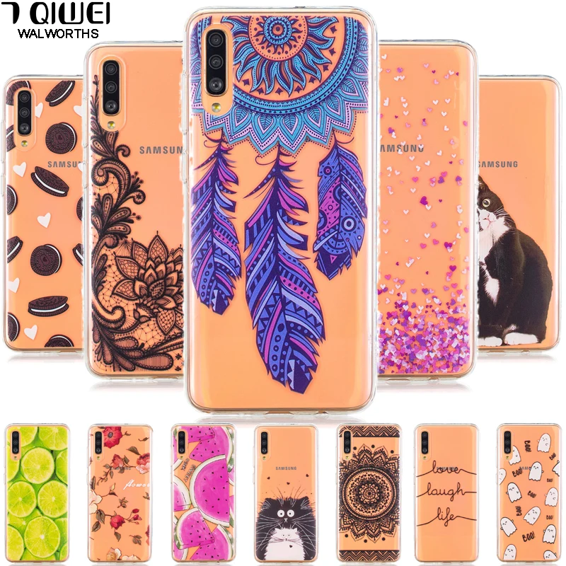 

For Samsung A70 Case Silicone Soft TPU clear back cover phone case For Samsung Galaxy A70 Case 2019 A 70 A705 A705F cases cute
