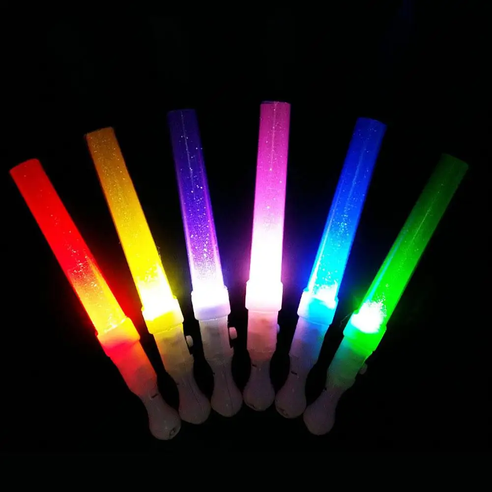 Funny Glow Light Stick Plastic Wand Concert Performance Party Decor Kids Toy
