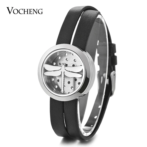 only bracelet 10 шт./лот ароматерапия медальон со светорассеивателем браслет 316L Нержавеющая сталь магнит открытый Стрекоза без масляные подушки VA-605* 10 - Окраска металла: only bracelet