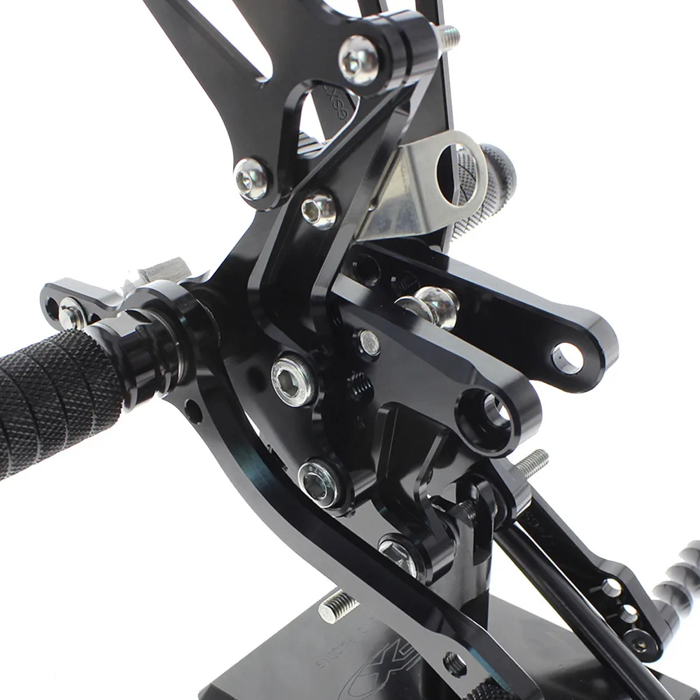 CNC Алюминий мотоцикл Rearset сзади установить подножки педали для ног Suzuki SV650 SV650S SV1000 SV1000S SV 650 1000 1998