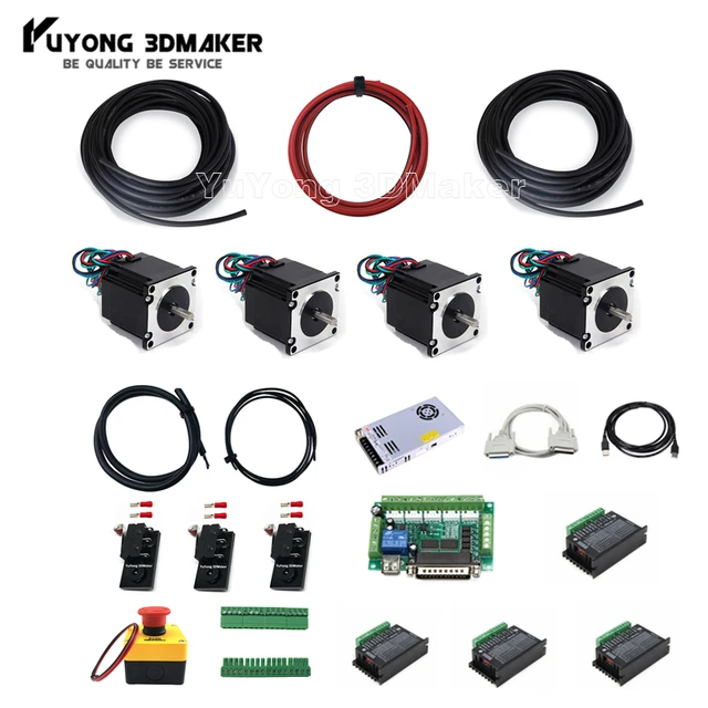 $US $215.00  Mach Electronic Controller Combo with 4pcs Nema Stepper Motors Workbee other
