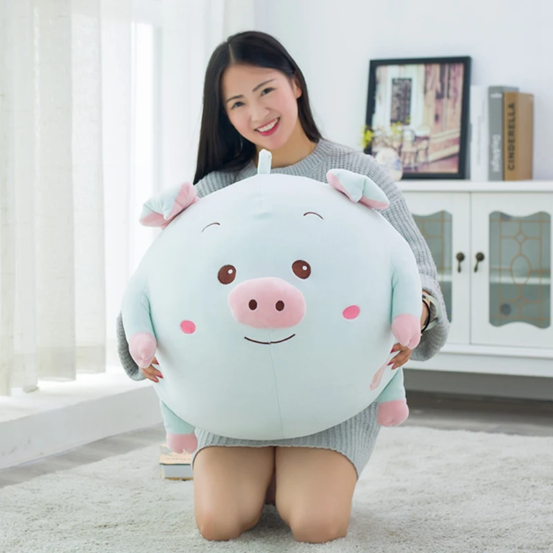 

1pcs 30-50cm Pig Cushion Pig Stuffed Plush Toy Pig Dolls Birthday Gift for Girl Present Sofa Cushion Cute Soft Pig Pillow