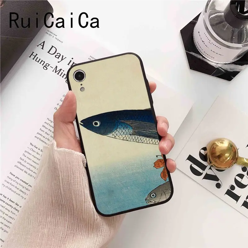 Japanese Style Anime Embossed crane fox