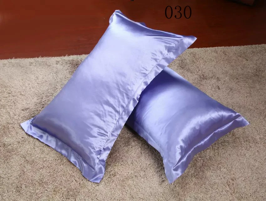 Light purple Envelope Pure Emulation Silk Satin Pillowcase Single twin