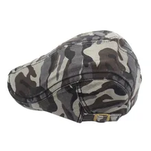 Новинка, модный Камуфляжный берет, 4 цвета, кепка для мужчин и женщин, шляпа от солнца, плоская кепка, берет для бега