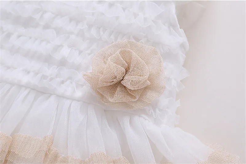 1Pcs Newborn Toddler Baby Girls Clothes Full moon 1year birthday Party Baby Girl Princess Dresses Christmas Baby Girl Clothing10